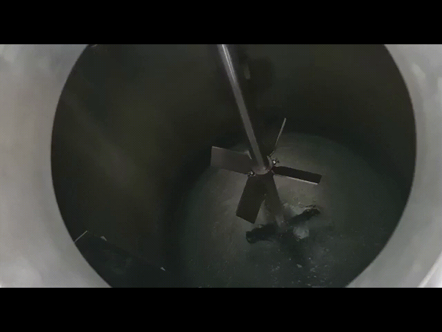 Intérieur du réacteur